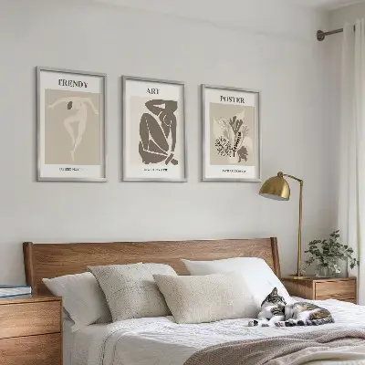 Matisse Plant Figures wall art three-piece set