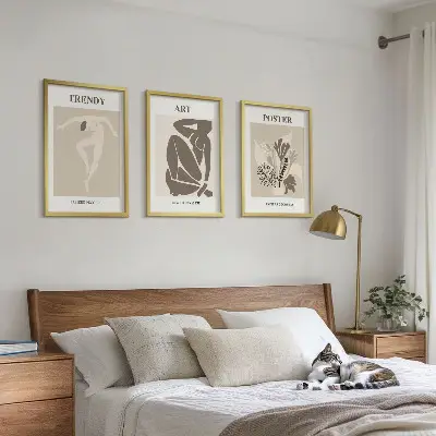 Matisse Plant Figures wall art three-piece set