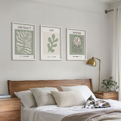Wall art set Matisse's plant patterns posters
