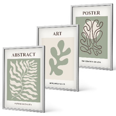 Wall art set Matisse's plant patterns posters