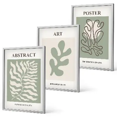 Matisse plant patterns wall art set set of decorative posters
