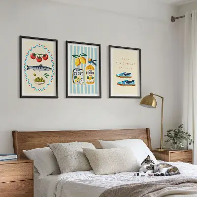 Italian Flavors wall art set featuring lifestyle imagery