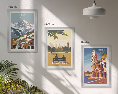 Wall art set Ouray Mountains London Coliseum