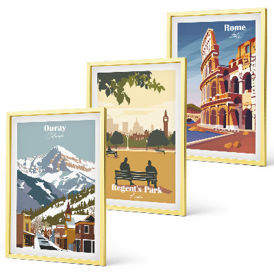 Wall art set Ouray Mountains London Coliseum