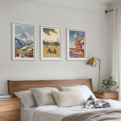 Wall art set Ouray Mountains London Coliseum