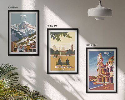 Wall art set Ouray Mountains London Coliseum