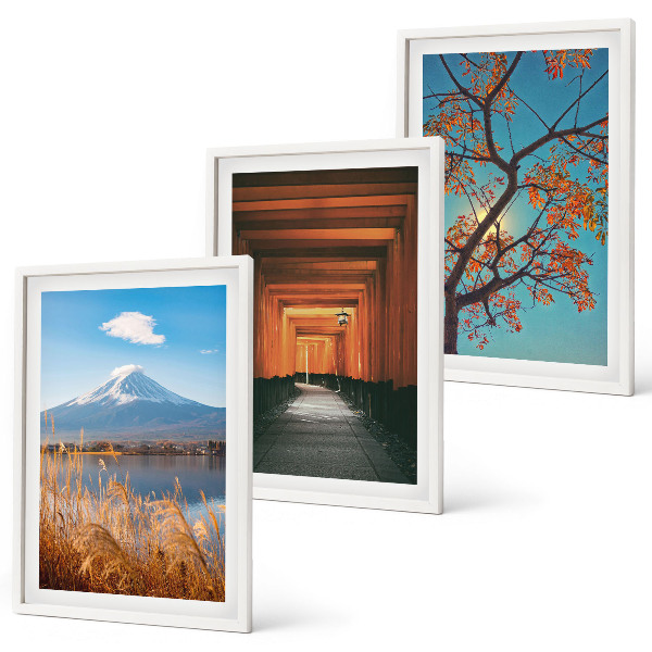 Wall art set Japanese nature landscapes