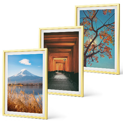 Wall art set Japanese nature landscapes