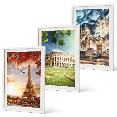 Wall art set Monuments of Europe