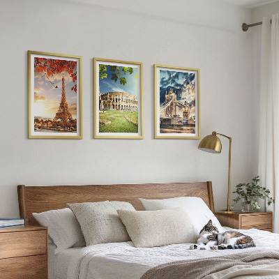 Wall art set Monuments of Europe
