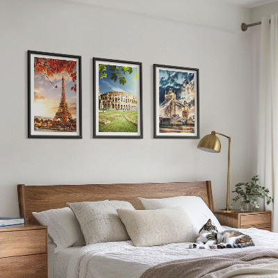 Wall art set Monuments of Europe