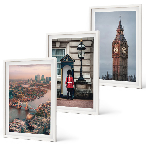 Wall art set London Bridge Guardian Big Ben