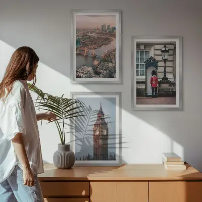 London Bridge Guardian Big Ben wall art set set of wall art prints