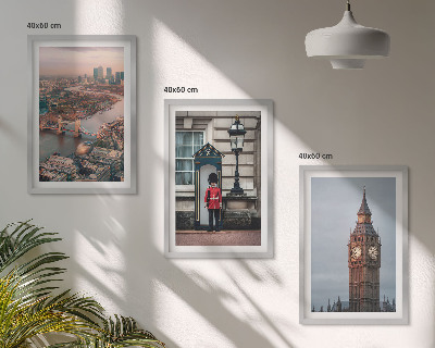 Wall art set London Bridge Guardian Big Ben