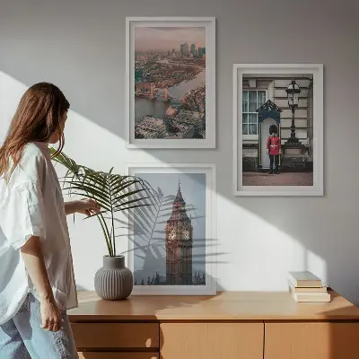 London Bridge Guardian Big Ben wall art set set of wall art prints