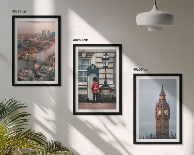 Wall art set London Bridge Guardian Big Ben