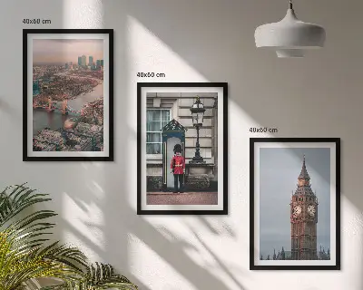 London Bridge Guardian Big Ben wall art set set of wall art prints
