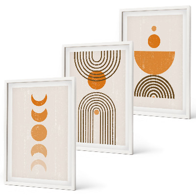 Wall art set Boho minimalist decorations
