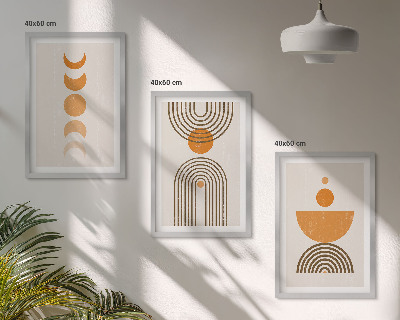 Wall art set Boho minimalist decorations