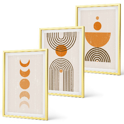 Wall art set Boho minimalist decorations