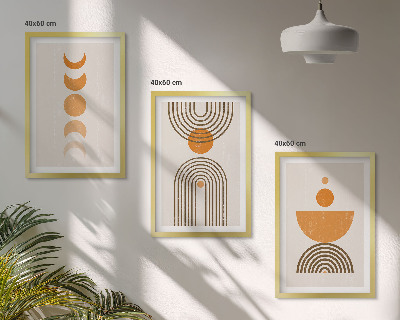 Wall art set Boho minimalist decorations