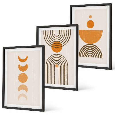 Wall art set Boho minimalist decorations