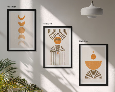 Wall art set Boho minimalist decorations