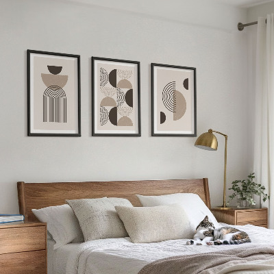 Wall art set Abstract minimalism patterns