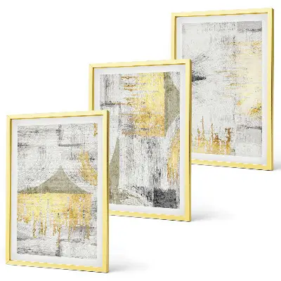Abstract painting wall art set fashionable patterns