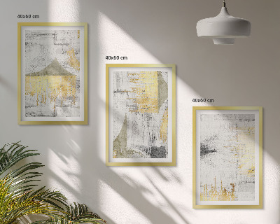 Wall art set Abstract fashionable painting patterns