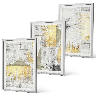 Abstract painting wall art set fashionable patterns