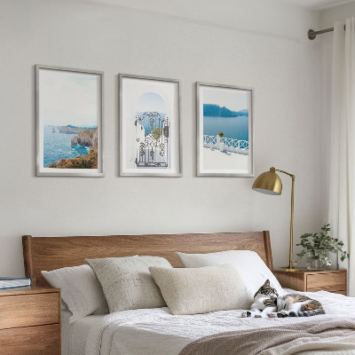 Wall art set Sea architecture of Greece
