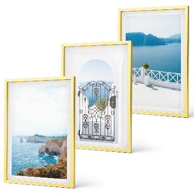 Wall art set Sea architecture of Greece