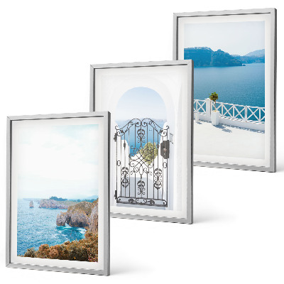 Wall art set Sea architecture of Greece