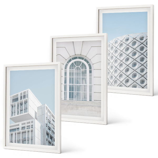 Wall art set Modern architecture geometry
