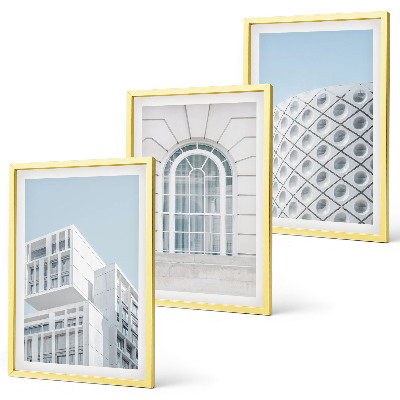 Wall art set Modern architecture geometry