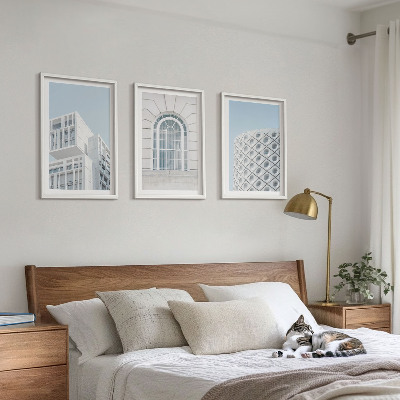 Wall art set Modern architecture geometry