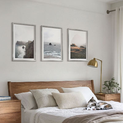 Wall art set Landscapes of mountains and sea