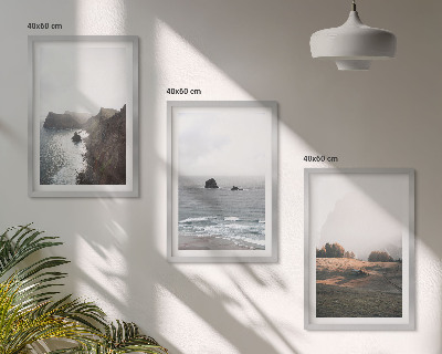 Wall art set Landscapes of mountains and sea
