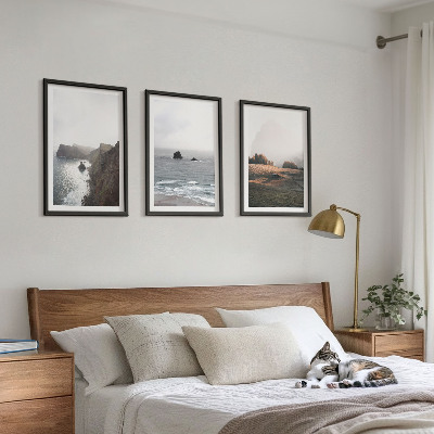 Wall art set Landscapes of mountains and sea