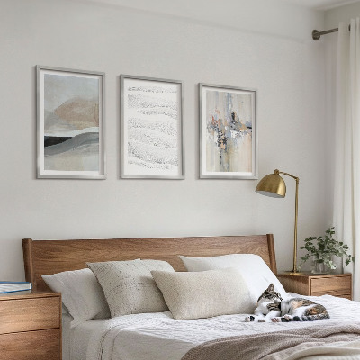 Three-piece wall art piece Abstract earth patterns