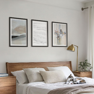Three-piece wall art piece Abstract earth patterns