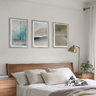 Wall art set Painted abstract decorations