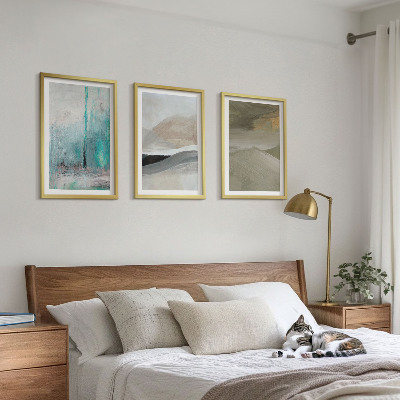 Wall art set Painted abstract decorations