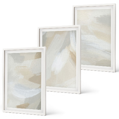 Wall art set Abstract brush background