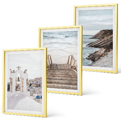 Wall art set Sea architecture Santorini