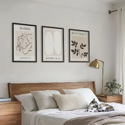 Matisse plant wall art three-piece set
