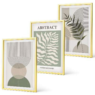 Wall art set Botanical boho abstractions