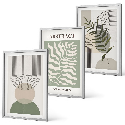 Wall art set Botanical boho abstractions