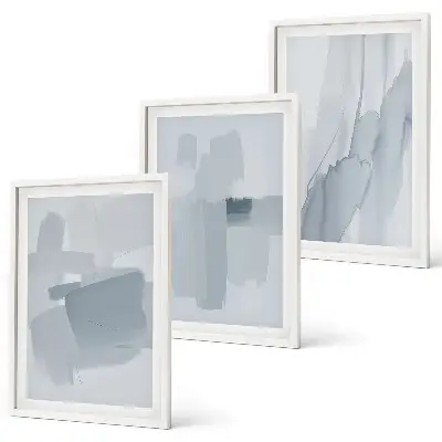 Abstract watercolor wall art set 